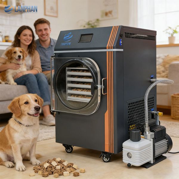Fruit Vegetable Coffee Milk Powder Lyophilizer Food Vacuum Freeze Drying Machine
