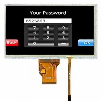 7 écrans LCD TFT avec une luminosité de 350 nits et une interface RVB à 50 broches