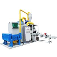 Máquina de separação de fios e cabos para reciclagem de sucata de metal de capacidade entre 100 e 1000 kg/h