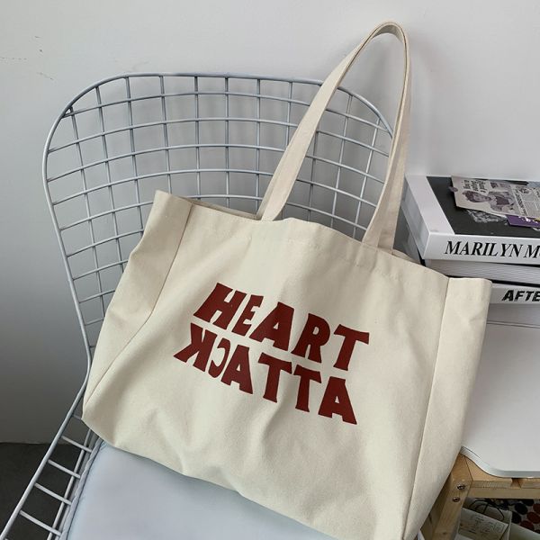 2022 Fashion Custom Women Canvas Tote Bag For Shopping with Eco-Friendly Material