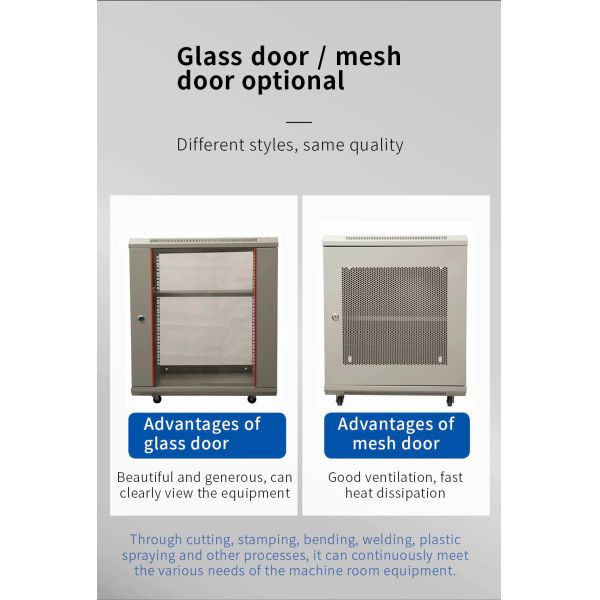 Wall Mount Server Network Rack Cabinet 600*600*500mm with Full Accessories 19