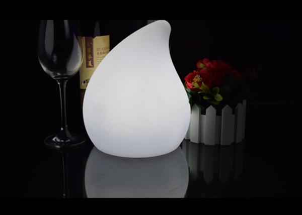 DMX Colors LED Decorative Table Lamps Water Drop Shaped For Home Decoration