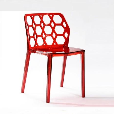 Water Cube Leisure Plastic Chair,LeisureMod Cove Transparent Black Acrylic Modern Dining Chair