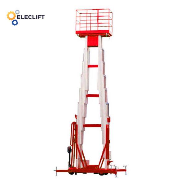 Electric Aerial Work Platform Self Propelled Single Man Lift with Manual Control