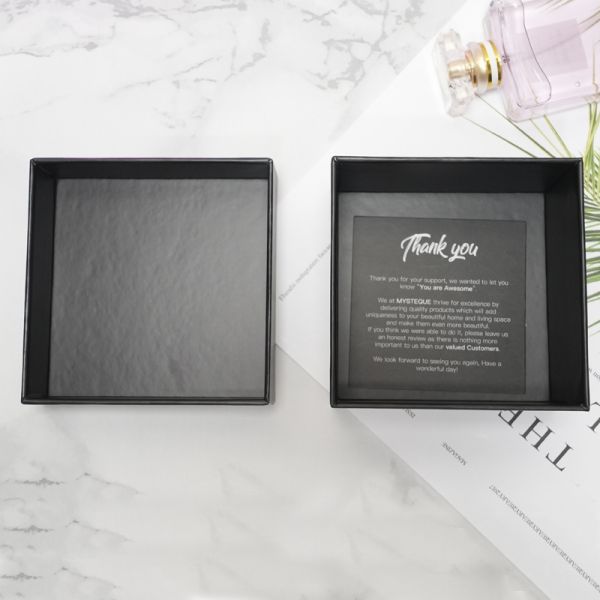 Luxury Rigid Corrugated Cardboard Cosmetic Perfume Box Packaging For Women