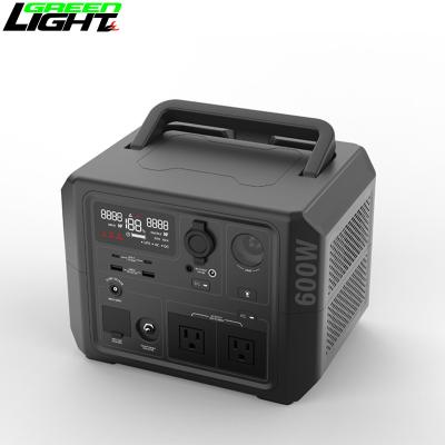 Outdoor Portable Solar Panel Power Station Emergency Supply 600W Waterproof