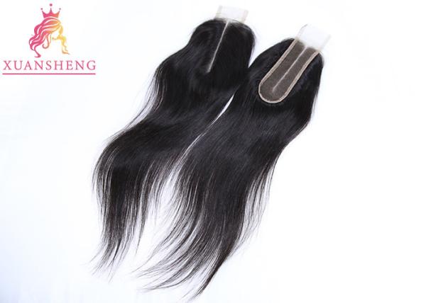 Deep Middle Part Kim Closures 2x6 Straight 100 Unprocessed Human Hair Closure