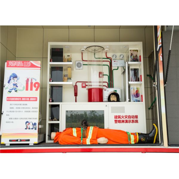 Тележка пожарного оборудования веса брутто 7880кг, измеряя пожарную машину спасе