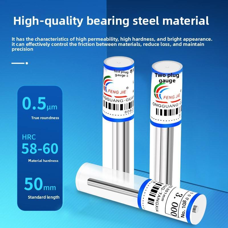 High Precision Pin Gauge and Pin Plug Gauge with Customized Tolerance for Go-No-Go Inspection