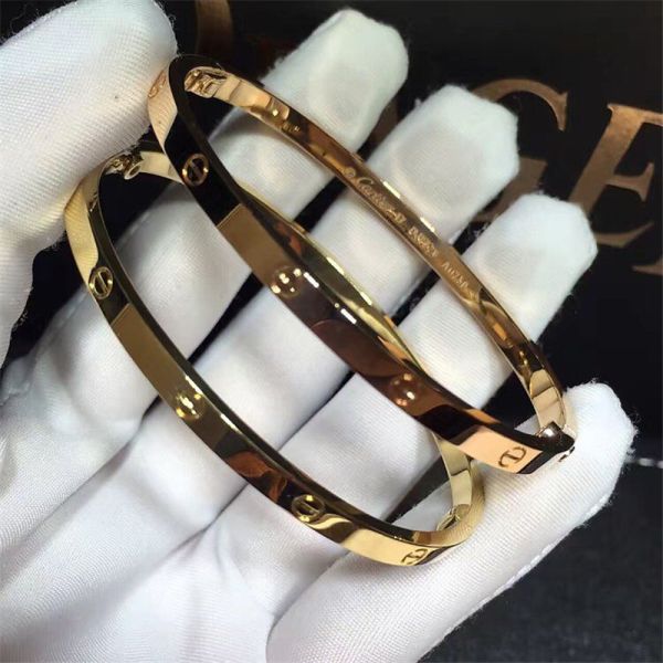 C love bracelet 18k gold  white gold yellow gold rose gold diamond bracelet  Jewelry factory in Shenzhen, China