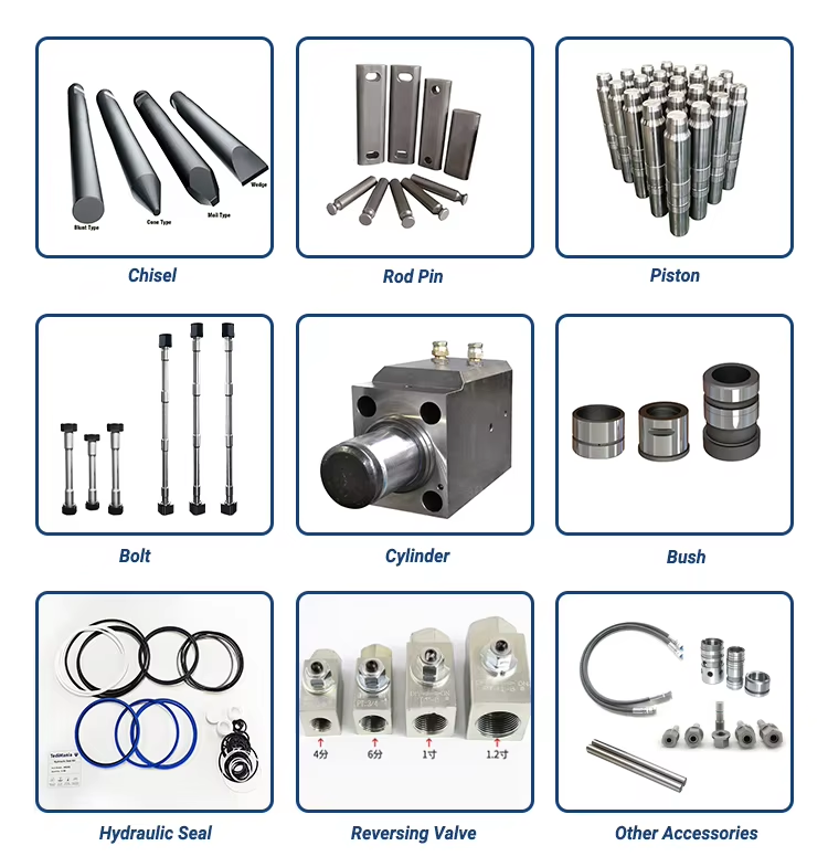 Montéberte Kit de chargeur à haute pression à marteau hydraulique Kit de chargeur à gaz Kit de chargeur à gaz d'azote
