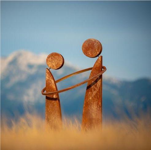 Corten Steel Sculpture Abstract Art for Outdoor/Garden Decoration Landscaping