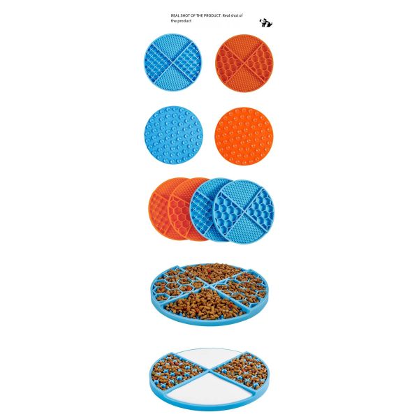 New Pet Honeycomb Licking Pad Anti-Choking Anti-Vomiting Stress-Relieving Pet Slow Food Mat