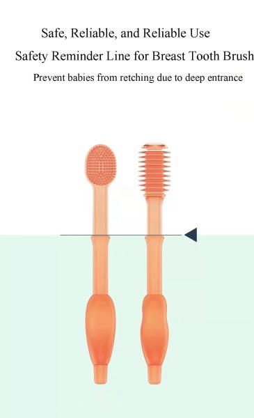 Baby Toothbrush Baby Toothbrush Oral Cleaning Toothbrush Soft Fur Tongue Coating Toothbrush
