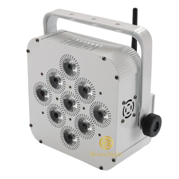 9PCS 18W WiFi RGBWA UV DMX Uplights Wireless Battery Powered LED Par Lights