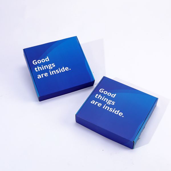 Custom Logo Colored Boxes Packaging Cardboard Printed Clothing Cosmetic Flat Mailer Box