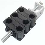 RF coaxial feeder cables RRU Fiber Optic Cable  Power Cable Combined Hole Cable Clamp