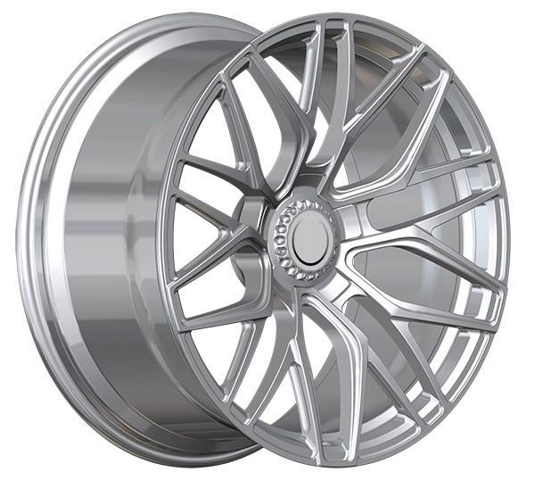 Centerlock type bright colour painting Forged Custom Wheels 18 19 Inch With Black Machine Face rims