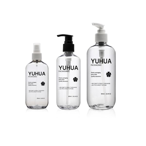 шампунь ЛЮБИМЦА 250ml 300ml 500ml разливает ясную пластиковую бутылку по бутылкам брызг с насосом