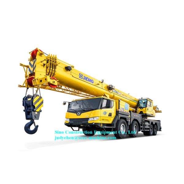 Hydraulic Control Telescopic Boom Truck Mounted Crane XCT80L5 Reliable Operation