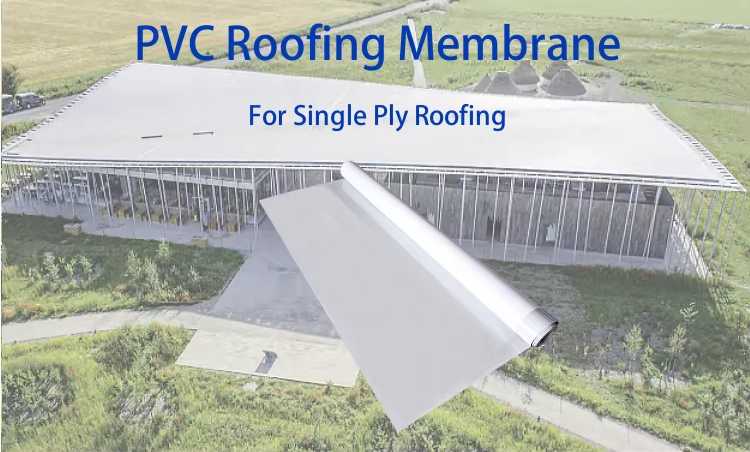 2.0mm PVC Waterproof Membrane For Repairing And Renovating Old Steel Roofs