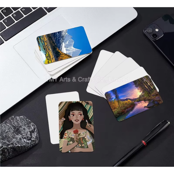 Custom Printed Metal Aluminum Sublimation Business Card Blank Metal Card For Gift