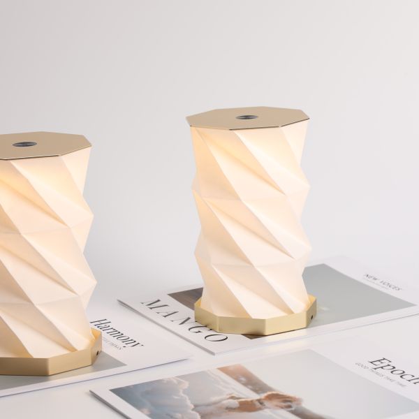 Multicolor Rotating Moodoo Origami Paper Box Lamp Foldable Adjustable