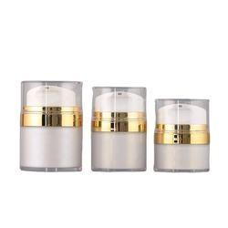 Garrafas mal ventiladas geadas recarregávéis luxuosas feitas sob encomenda da bomba para o empacotamento cosmético de Skincare