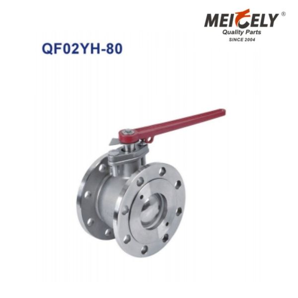 High-Quality ONE-PC Round / Square Flange Ball Valve QF02YH-80 QF02FH-80 For Tank