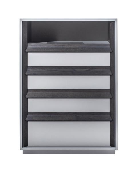 Italy design Storage chest drawers by Smooth painting with Oak wood for Bedroom furniture