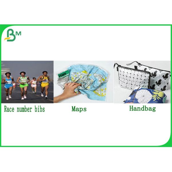 Soft And Breathable 55g 0.17mm Dupont Paper Waterproof 8.3'' * 11.7'' Мягкая и проницательная 55г 0,17мм тканевая бумага водонепроницаемая 8,3' × 11,7'