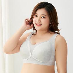 Cotton Breathable Pregnancy Nursing Bra Seamless Plain Dyed Big Pregnancy Sports Bra