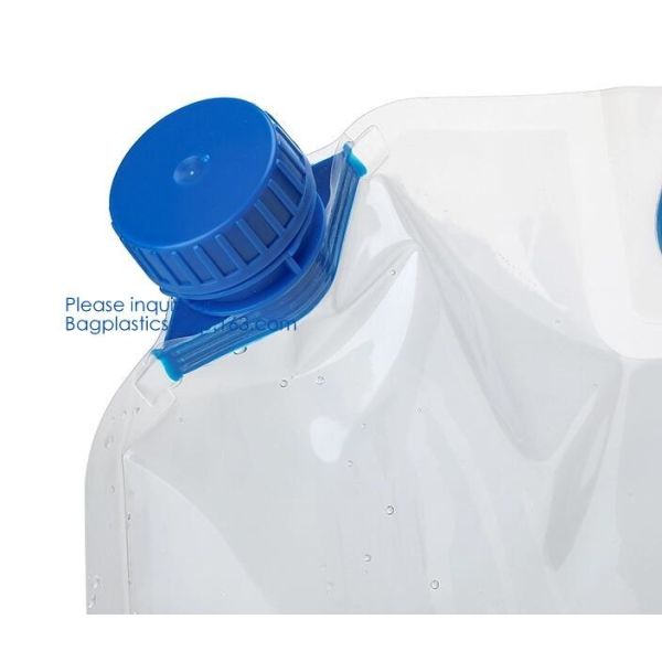 Биодеградабле жидкостная упаковывая таможня мешка доказательства утечки изготовленная на заказ сумка питьевой воды спорт сумки воды 1 галлона складная