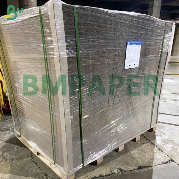 Black Paper Laminated Grey Board on One Side 2mm Thick for Packaging