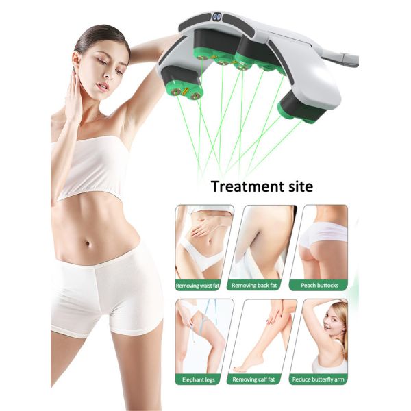 10d Emerald Laser Machine Therapy Non Invasive Fat Loss 635nm 532nm Slimming