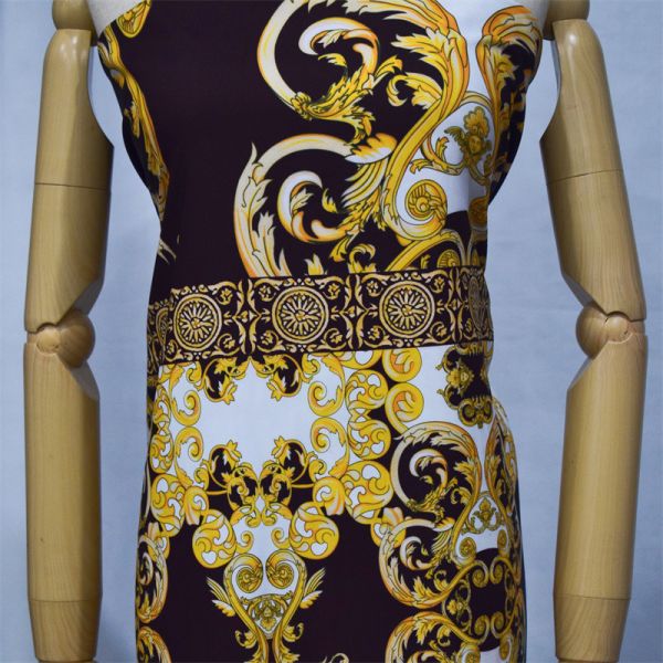 Полиэстер стиля острова печатая картину ширины ткани 1.5m изготовленную на заказ