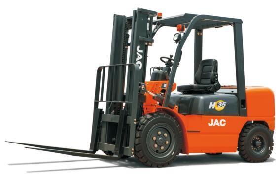 Isuzu Engine Diesel Powered Forklift 3.5 Ton , Diesel Engine Forklift Truck High Performance