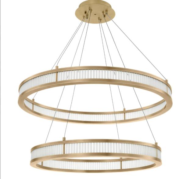 Plafond de luxe contemporain Lustre moderne pour salle à manger et salon Dimension ø 85 x H. 8 cm