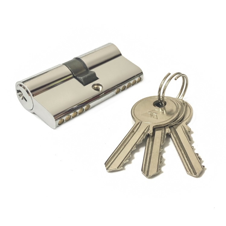Customized 60mm Lock Cylinder Zinc Alloy Lock Cylinder Replacement