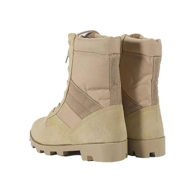 Tactical High Ankle Leather Oxford Breathable Daily Hiking Training Combat