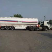 3 essieux 5000L 40CBM pétrole carburant semi-remorque Fuwa essieu avec la tête SINOTRUK