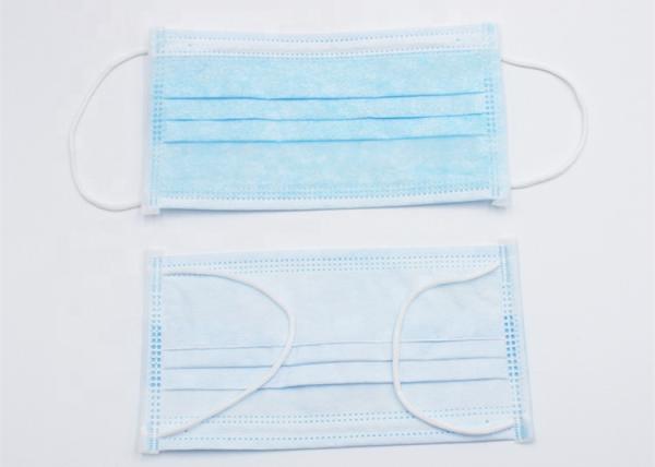Eco Friendly Disposable Medical Mask , Non Woven Disposable Face Mask ISO 13485
