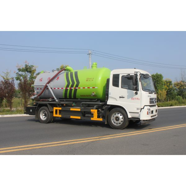 Waste Management Sanitation Cleaning Truck Diesel City Sewage Suction Truck