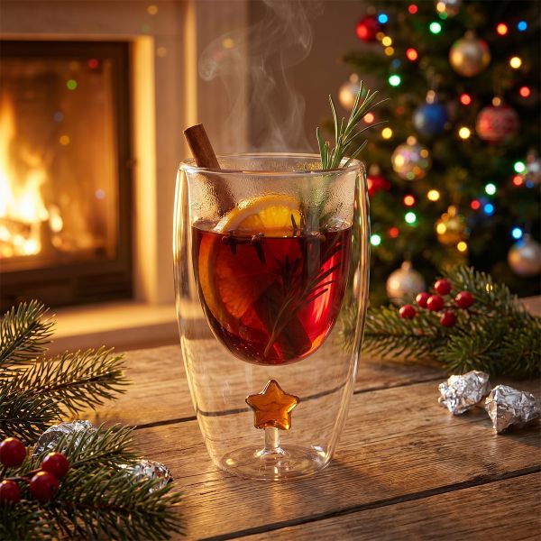 Customized Color Double Wall Glass Mug Lightweight Heat Resistance Cup 300ml 400ml