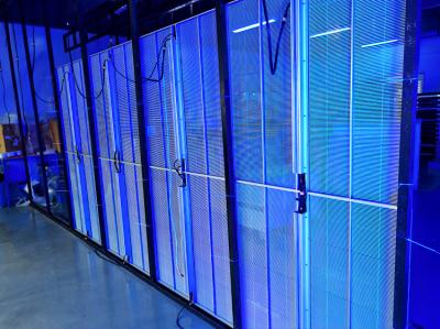 P2.6-P6.3 IP65 Transparency LED Grille Screen For Shopping Malls / Exhibition Halls