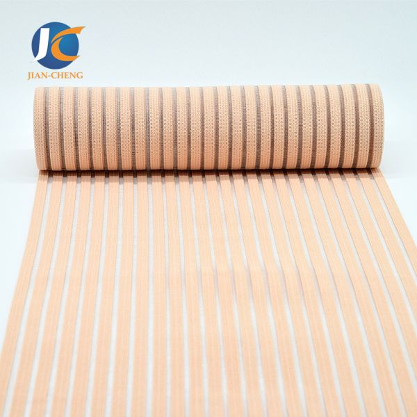 Factory price polyester fish silk  elastic band  lady waistband webbing