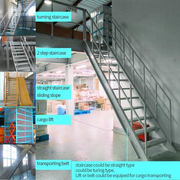 Corrosion Protection Warehouse Storage Equipment Mezzanine Floor for Logistic Center