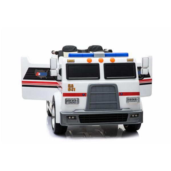 Стиль езды на игрушке 2022 завод 12В батарейки работают дети машина скорой помощи для детей