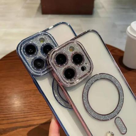 Magnetic Electroplated iPhone Case with Magsafe and Shock Absorption