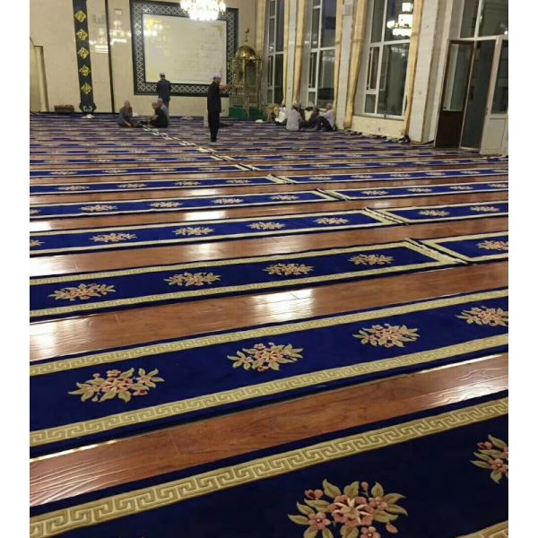 Machine Made Mosque Carpet Custom Rugs Prayer Mat Muslim Carpet with 5 Color Options